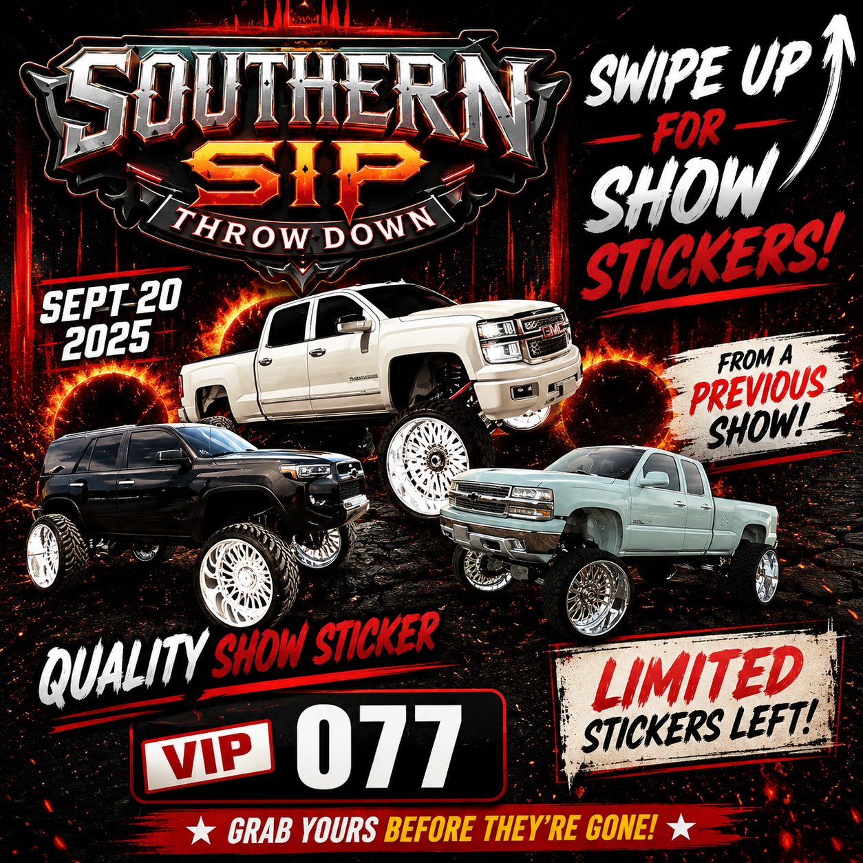 Southern Sip Show Stickers
