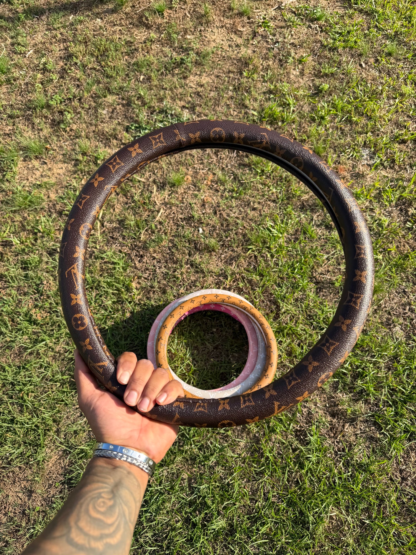 LV Steering Wheel Covers